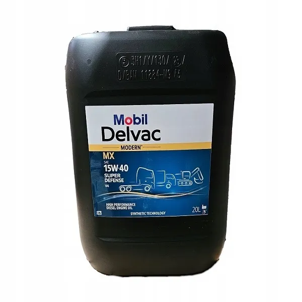 Motorolje 15W-40 Mobil Delvac Modern Super Defense V4 │ High Performance Mineral Oil - 20L Image 1