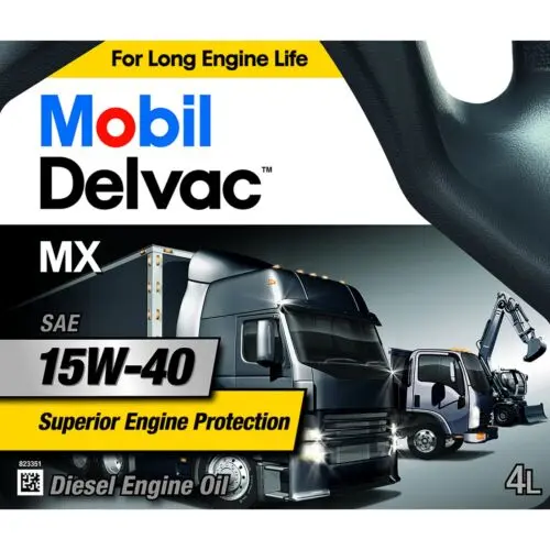 Motorolje 15W-40 Mobil Delvac MX1 │  High Performance Mineral Oil - 4L Image 4