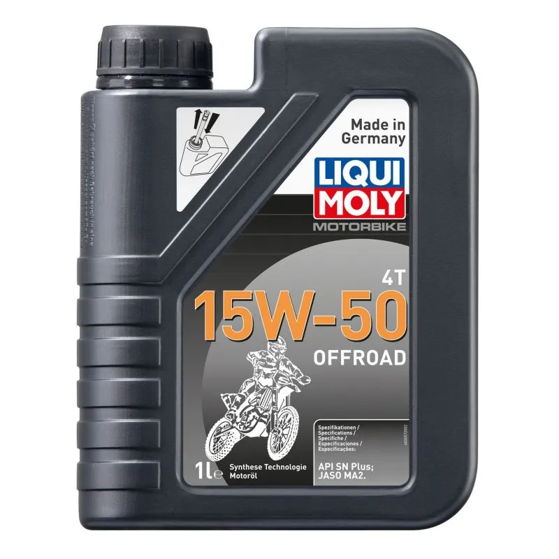 Motorolje 15W-50 Liqui Moly Motorbike 4T Offroad │ API SP - 1L
