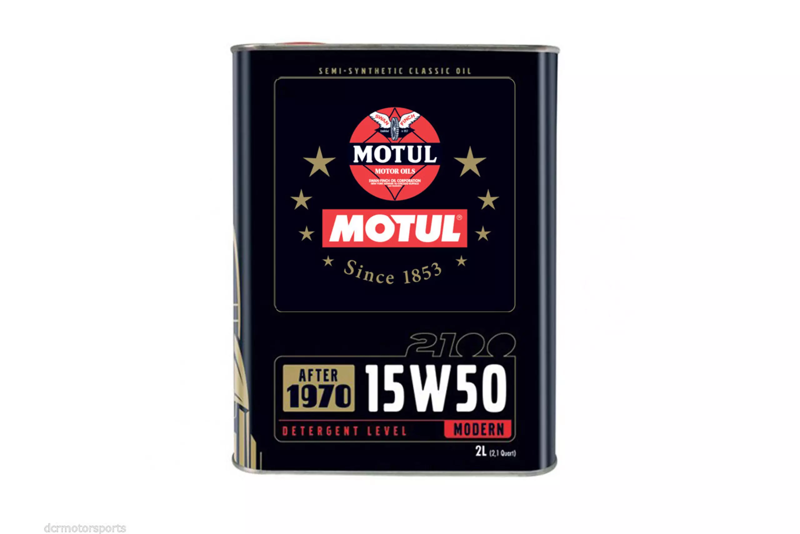 Motorolje 15W-50 Motul 2100 │ Sink ZDDP-tilsetning Technosynthese Classic Engine Oil - 2L Image 1