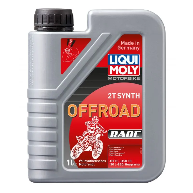 Motorolje 2-takt Liqui Moly Motorbike 2T Synth Offroad Race │ API TC - 1L