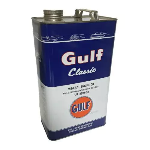 Motorolje 20W-50 Gulf Classic Oldtimer │ Mineral Engine Oil With Extra Zinc Additives - 5L Image 2