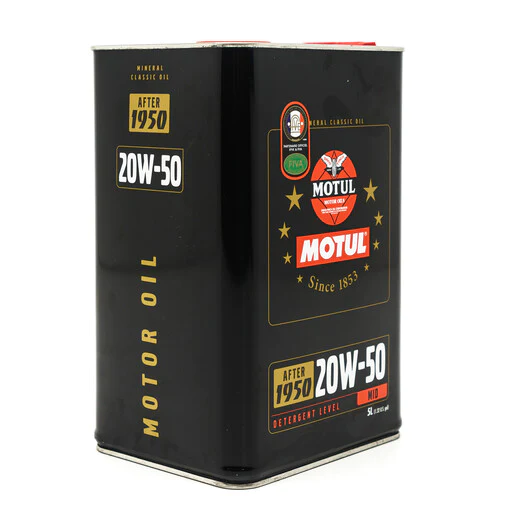 Motorolje 20W-50 Motul Classic Oil - 5L Image 2