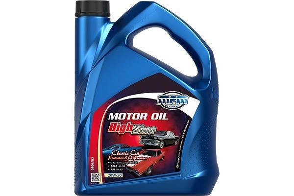 Motorolje 20W-50 MPM High Zinc Classic │ Mineral Engine Oil With Extra Zinc Additives - 5L Image 1