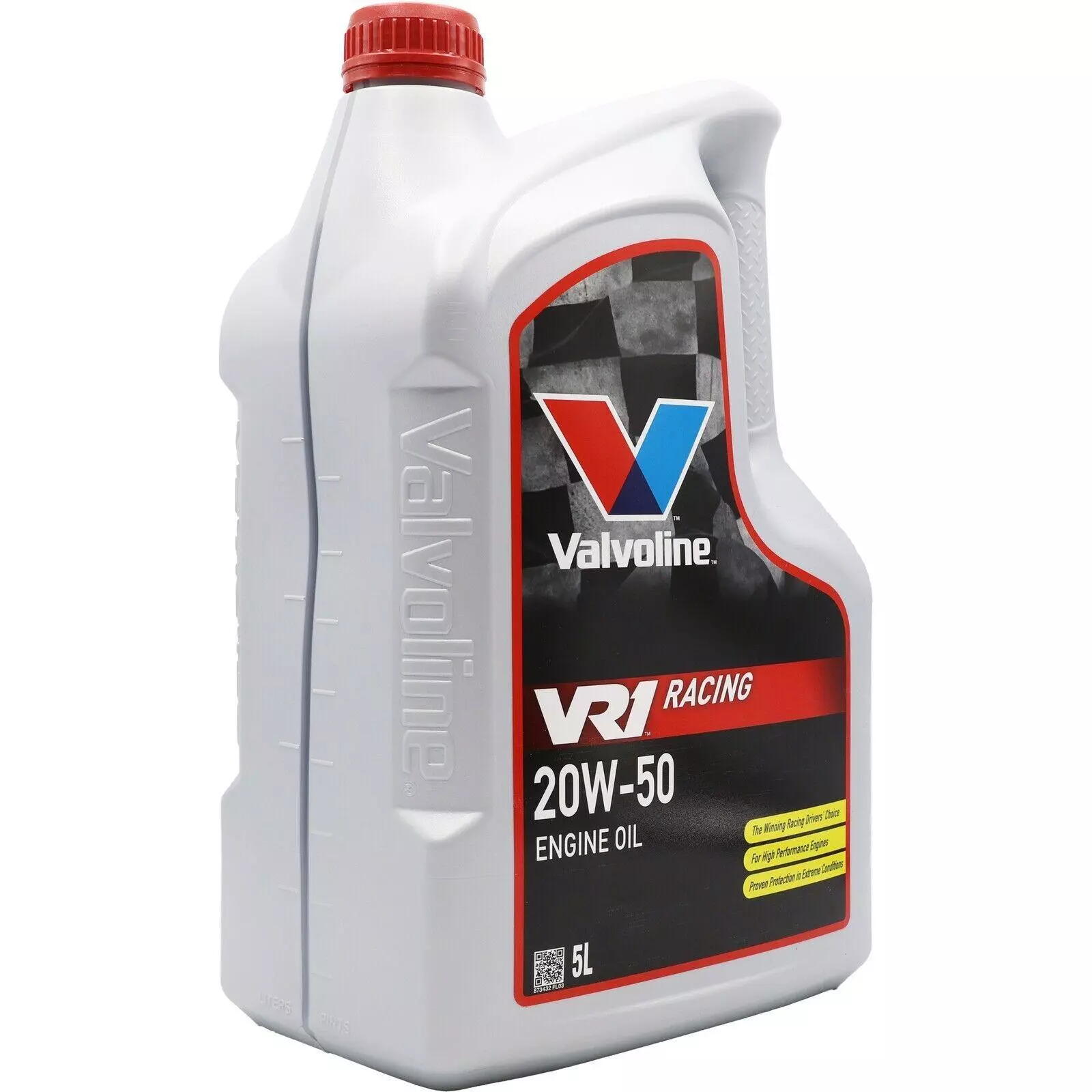 Motorolje 20W-50 Valvoline VR1 Racing A3/B4 │ Highly Refined Mineral Engine Oil 4Stroke - 5L Image 2