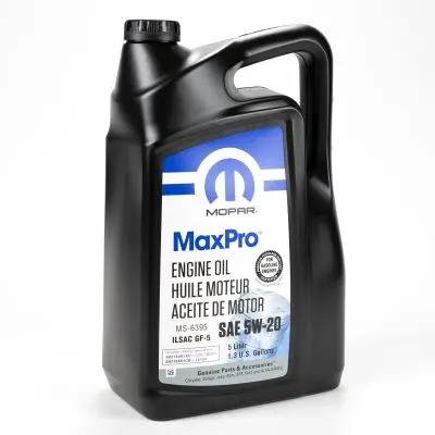 Motorolje 5W-20 Mopar MaxPro │ MS-6395 Chrysler Dodge Jeep RAM - 5L – bilde 2