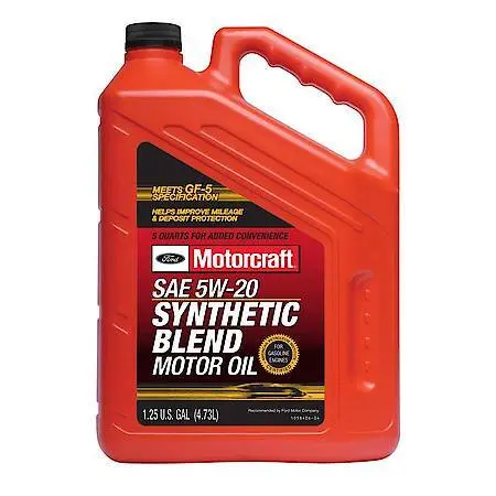 Motorolje 5W-20 Motorcraft Blend │ Genuine® Premium Synthetic Blend Motor Oil - 5L Image 1