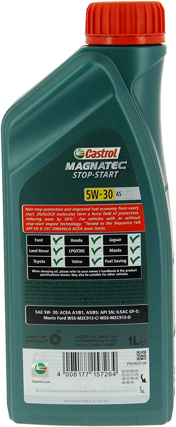 Motorolje 5W-30 A5 Castrol Magnatec Stop-Start - 1L Image 2