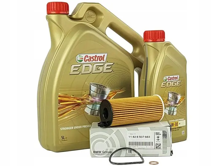 Motorolje 5W-30 Castrol Edge M Longlife-04 - 6L | + Oljefilter BMW