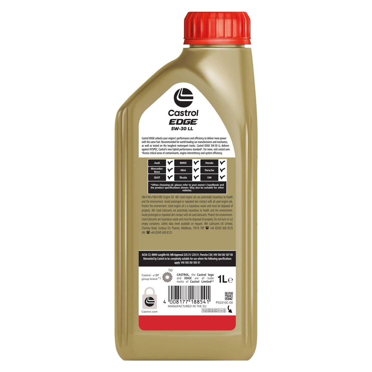 Motorolje 5W-30 Castrol Edge Titanium FST™ LL │ LongLife Engine Oil - 1L – bilde 2