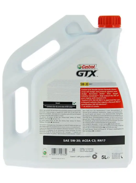 Motorolje 5W-30 Castrol GTX RN17 - 5L – bilde 2