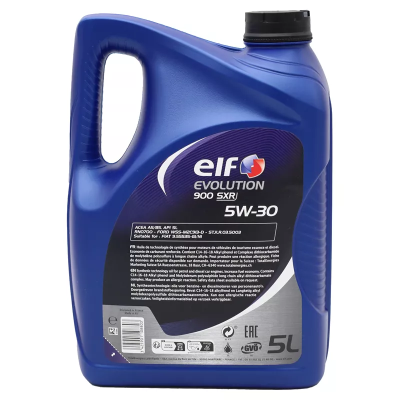Motorolje 5W-30 ELF Evolution 900 SXR - 5L – bilde 2