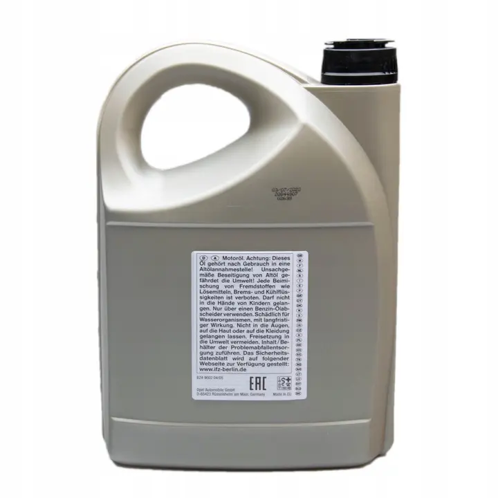 Motorolje 5W-30 GM Dexos2 LongLife │ Genuine® General Motors Engine Oil - 5L Image 2