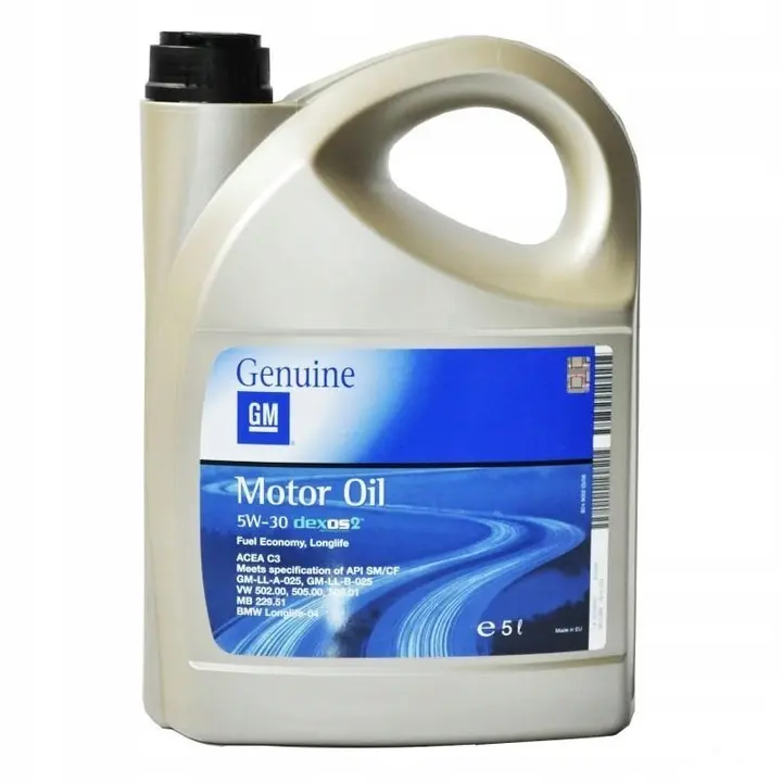 Motorolje 5W-30 GM Dexos2 LongLife │ Genuine® General Motors Engine Oil - 5L Image 3