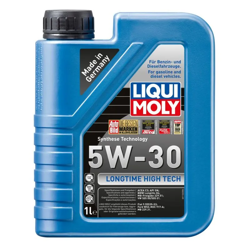 Motorolje 5W-30 Liqui Moly Longtime High Tech │ MB 229.51 / VW 505 01 / dexos2 - 5L