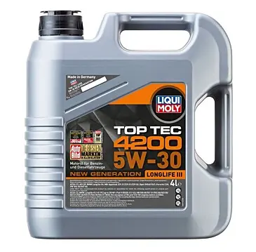 Motorolje 5W-30 Liqui Moly Top Tec 4200 New Generation Long Life IiI - 4L