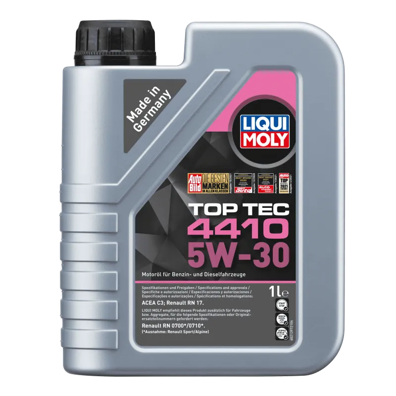 Motorolje 5W-30 Liqui Moly Top Tec 4410 │ ACEA C3 / MB 226.52 - 1L