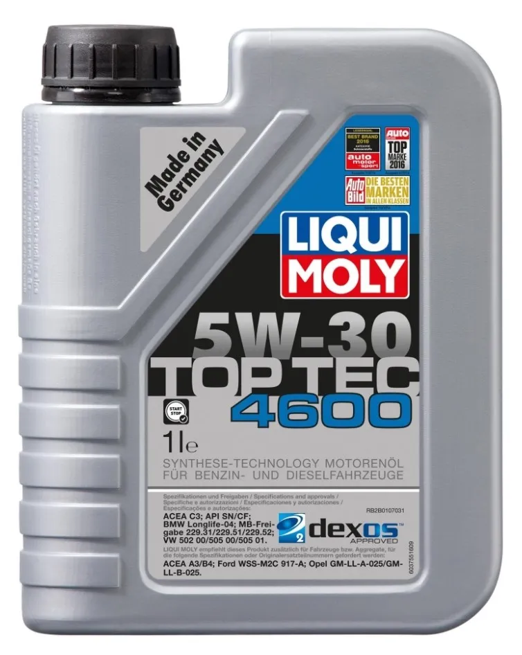 Motorolje 5W-30 Liqui Moly Top Tec 4600 - 1L