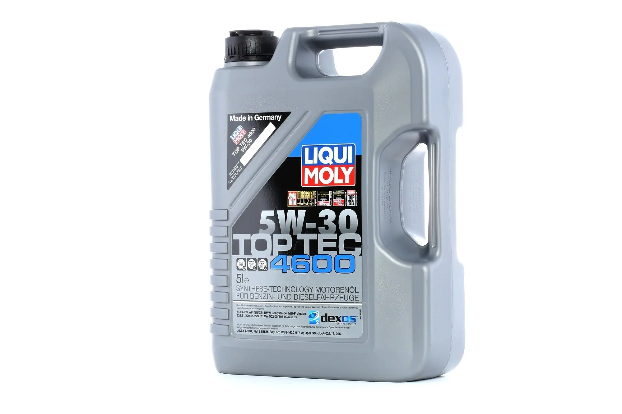 Motorolje 5W-30 Liqui Moly Top Tec 4600 - 5L Image 2