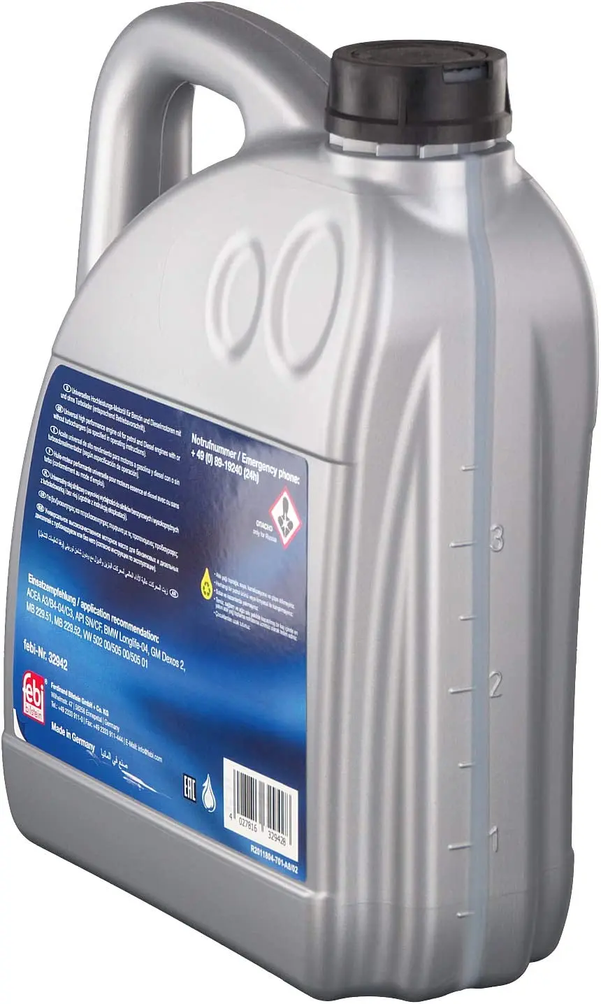 Motorolje 5W-30 LL Febi High Performance Longlife - 4L Image 3