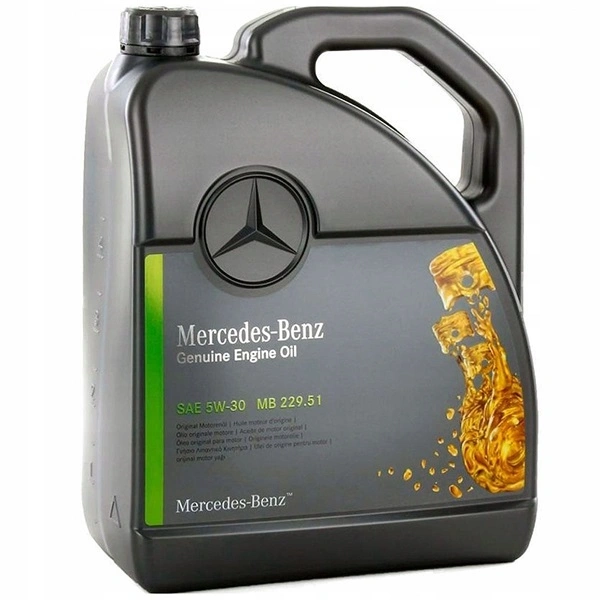 Motorolje 5W-30 Mercedes-Benz MB 229.51 │ Genuine® Daimler AG Engine Oil - 5L