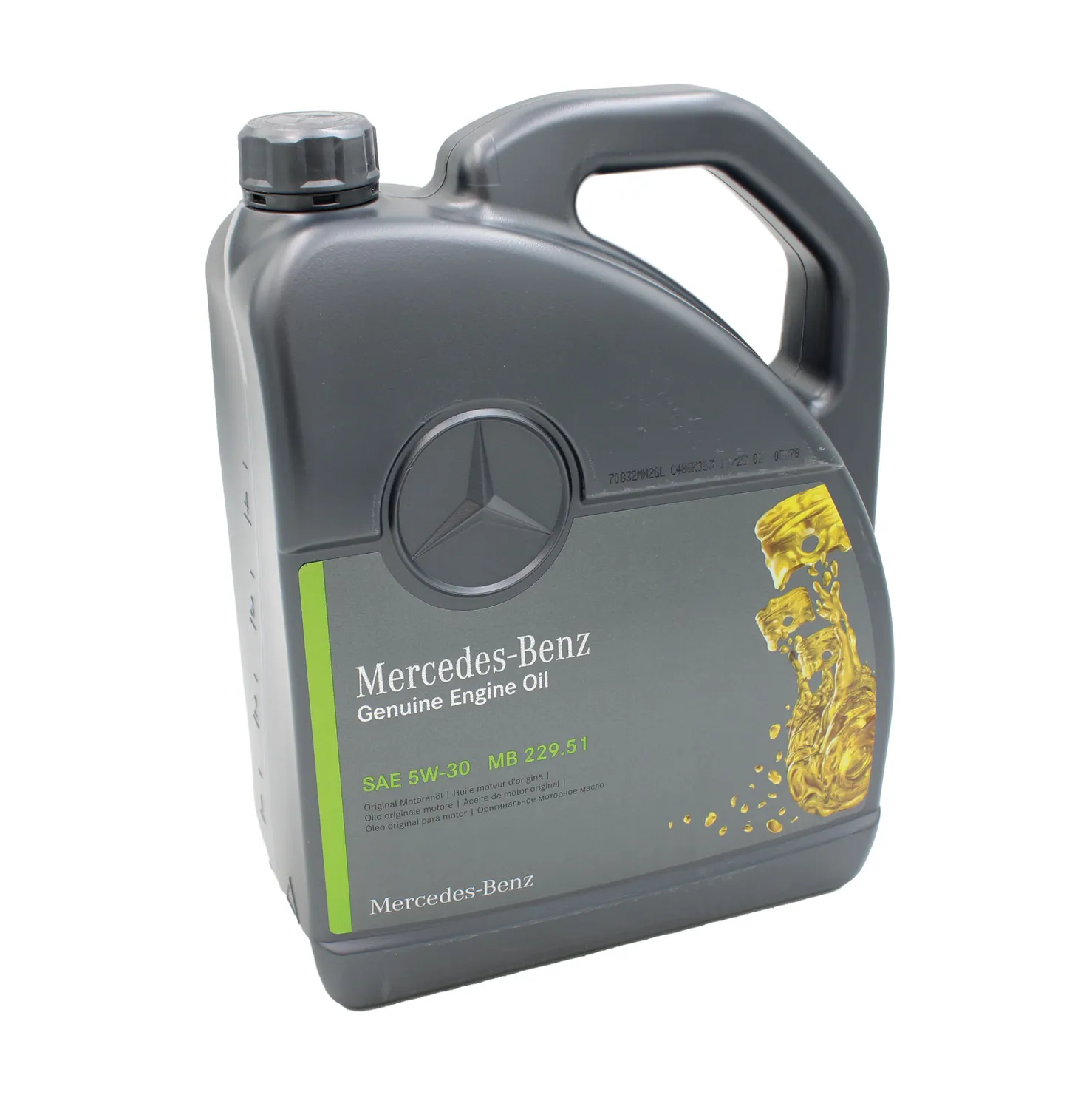 Motorolje 5W-30 Mercedes-Benz MB 229.51 │ Genuine® Daimler AG Engine Oil - 5L – bilde 3