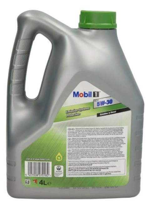 Motorolje 5W-30 Mobil 1™ ESP Formula │ Advanced Full Synthetic Engine Oil  - 4L Image 2