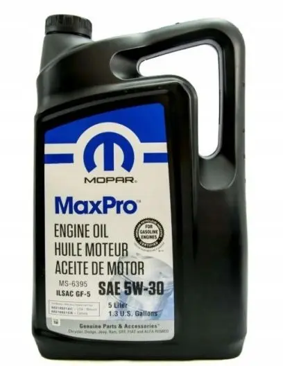 Motorolje 5W-30 Mopar MaxPro │ Genuine® Jeep Chrysler Dodge Engine Oil - 5L – bilde 2
