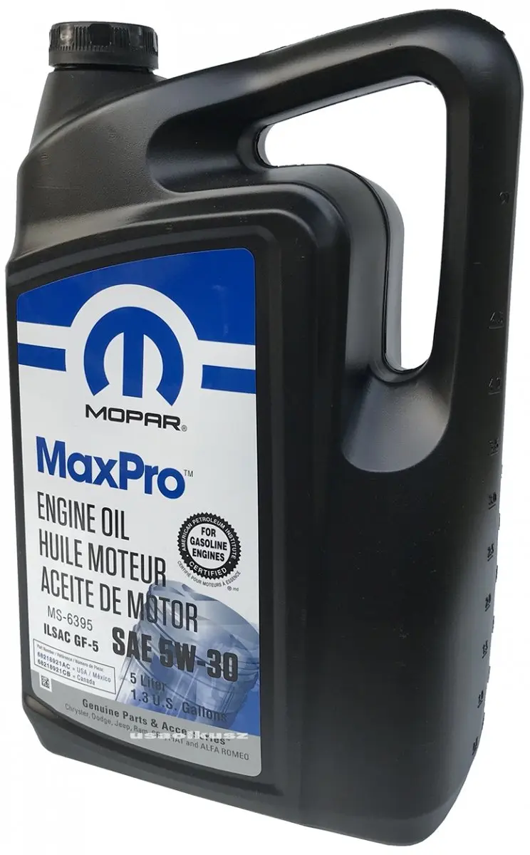Motorolje 5W-30 Mopar MaxPro │ Genuine® Jeep Chrysler Dodge Engine Oil - 5L – bilde 3