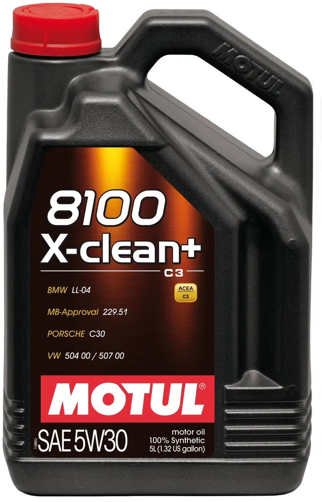 Motorolje 5W-30 Motul 8100 X-Clean+ C3 DPF │ High Performance Synthetic Engine Oil - 5L Image 2