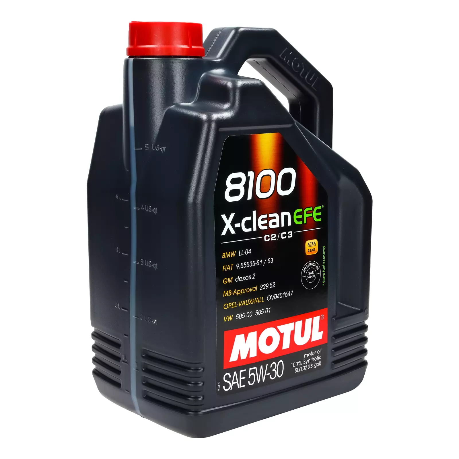 Motorolje 5w-30 Motul 8100 X-Clean EFE C2 / C3 │ Fully Synthetic Engine Oil - 5L – bilde 2