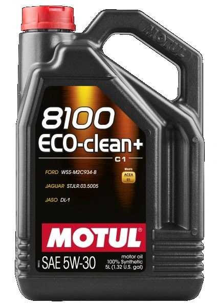 Motorolje 5W-30 Motul Eco Clean Plus C1 │ Synthetic Fuel Economy Engine Oil - 5L