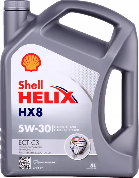 Motorolje 5W-30 Shell Helix HX8 ECT C3 - 5L Image 1
