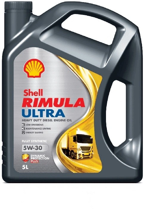 Motorolje 5W-30 Shell Rimula Ultra │ E6 / E7 / E9 - Fully Synthetic Engine Oil - 5L