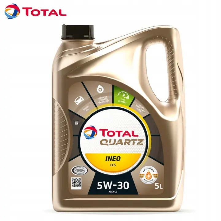 Motorolje 5W-30 Total Quartz Ineo ECS │ Low SAPS Advanced Synthetic Technology Oil - 5L Image 1