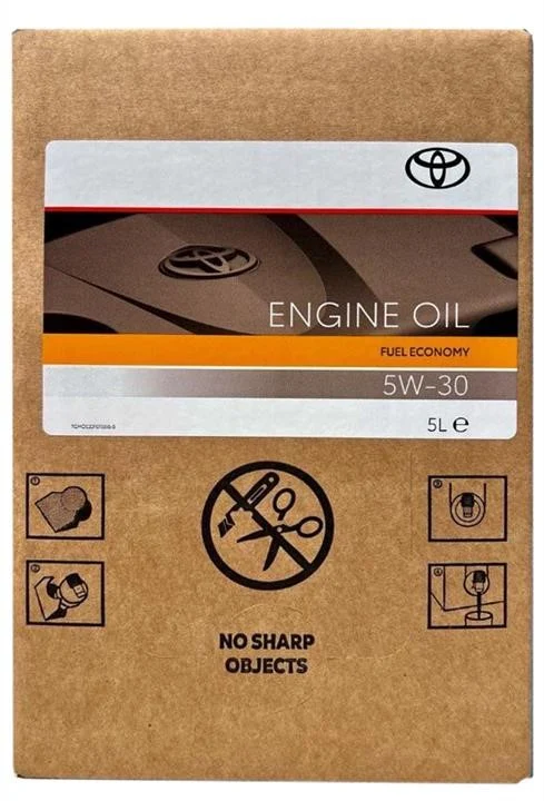 Motorolje 5W-30 Toyota Fuel Economy A5/B5 │ Bag-in-Box med tappetut Genuine® original Toyota - 5L