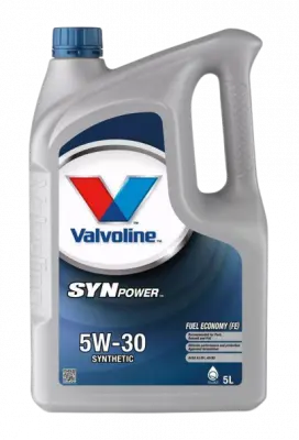 Motorolje 5W-30 Valvoline SynPower FE A5/B5 │ Synthetic Engine Oil  - 5L Image 1
