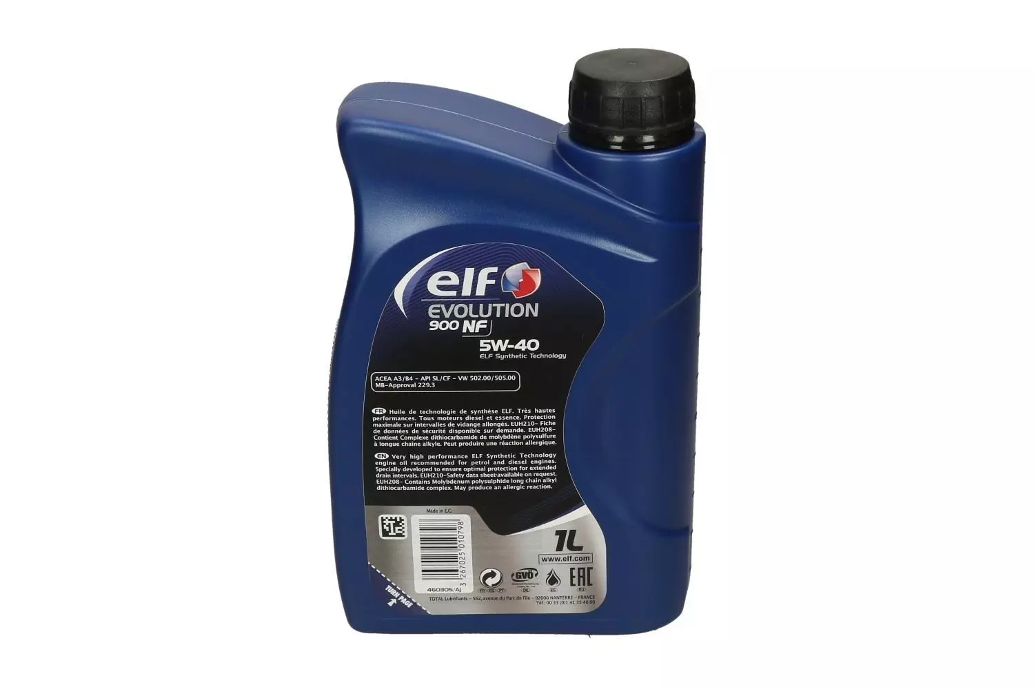 Motorolje 5W-40 ELF Evolution 900 NF A3/B4 - 1L – bilde 2