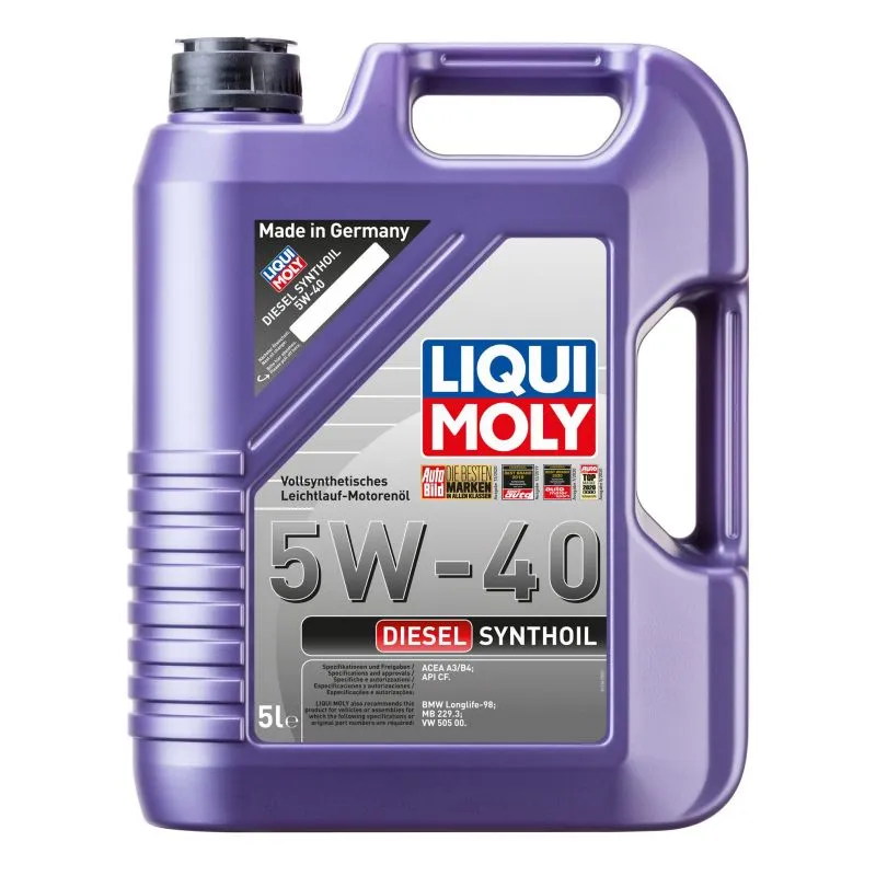 Motorolje 5W-40 Liqui Moly Diesel Synthoil │ MB 229.3 / VW 505 00 - 5L