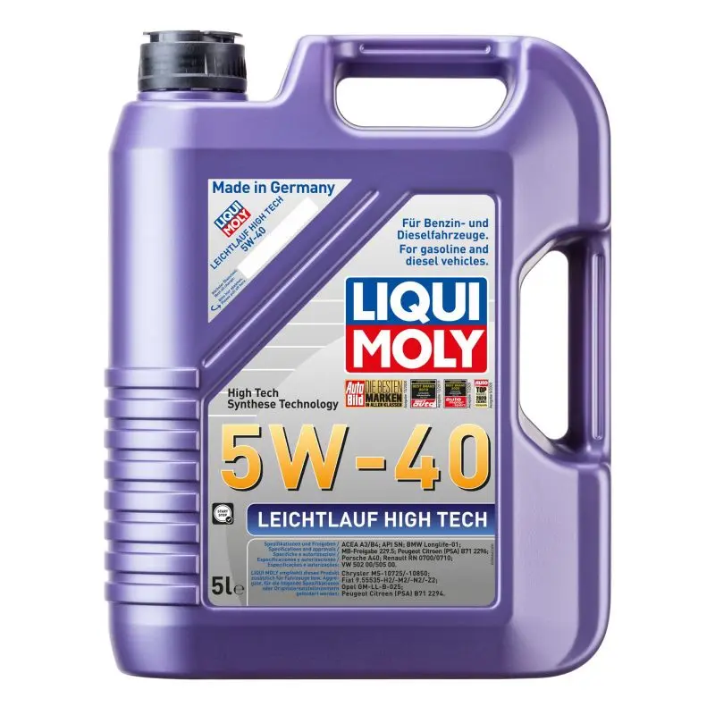 Motorolje 5W-40 Liqui Moly Leichtlauf High Tech - 5L