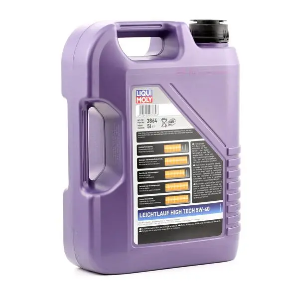 Motorolje 5W-40 Liqui Moly Leichtlauf High Tech - 5L – bilde 3