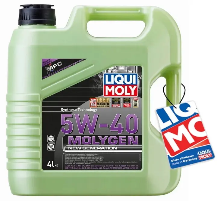 Motorolje 5W-40 Liqui Moly Molygen New Generation - 4L Image 1