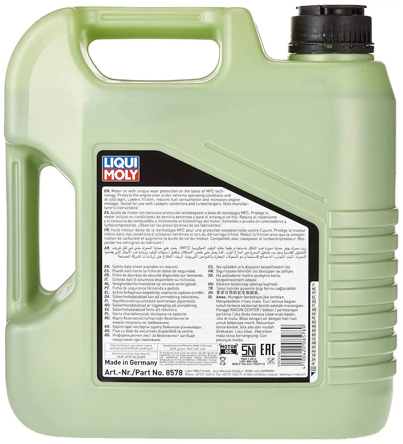 Motorolje 5W-40 Liqui Moly Molygen New Generation - 4L Image 2