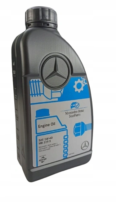 Motorolje 5W-40 Mercedes-Benz MB 229.5 A3 / B4  │ Genuine® Fully Synthetic Engine Oil - 1L