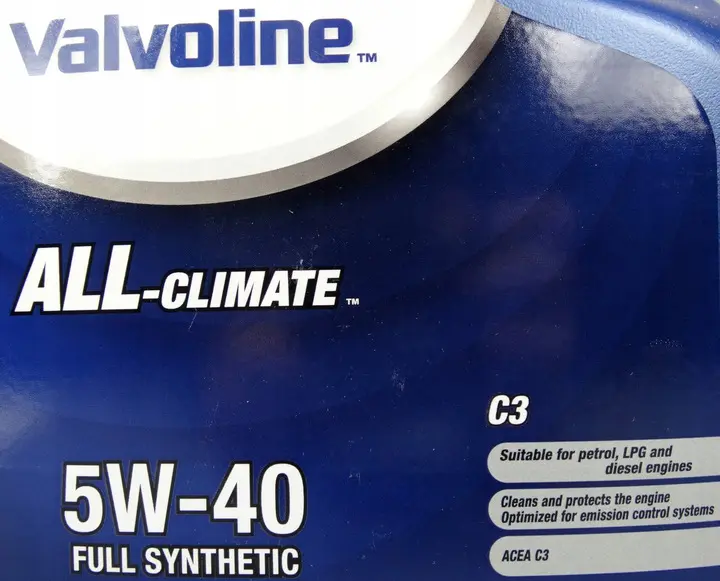 Motorolje 5W-40 Valvoline All Climate C3 │ Diesel Full Sysnthetic Engine Oil - 5L – bilde 3