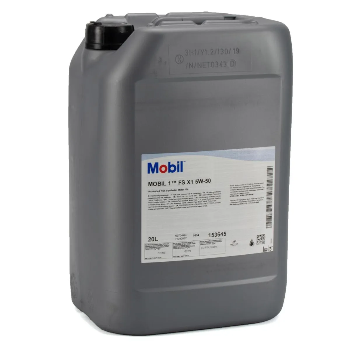 Motorolje 5W-50 Mobil 1 FS X1 │ Full Synthetic Engine Oil - 20L