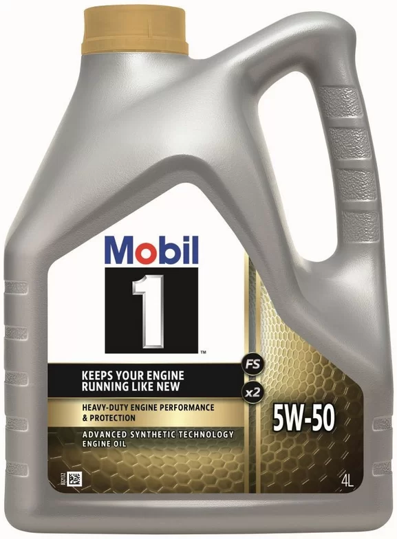 Motorolje 5W-50 Mobil 1 FS X1 │ Full Synthetic Engine Oil - 4L Image 1