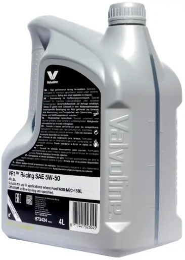 Motorolje 5W-50 Valvoline VR1 Racing │ Premium Fully Synthetic Engine Oil  - 4L – bilde 3