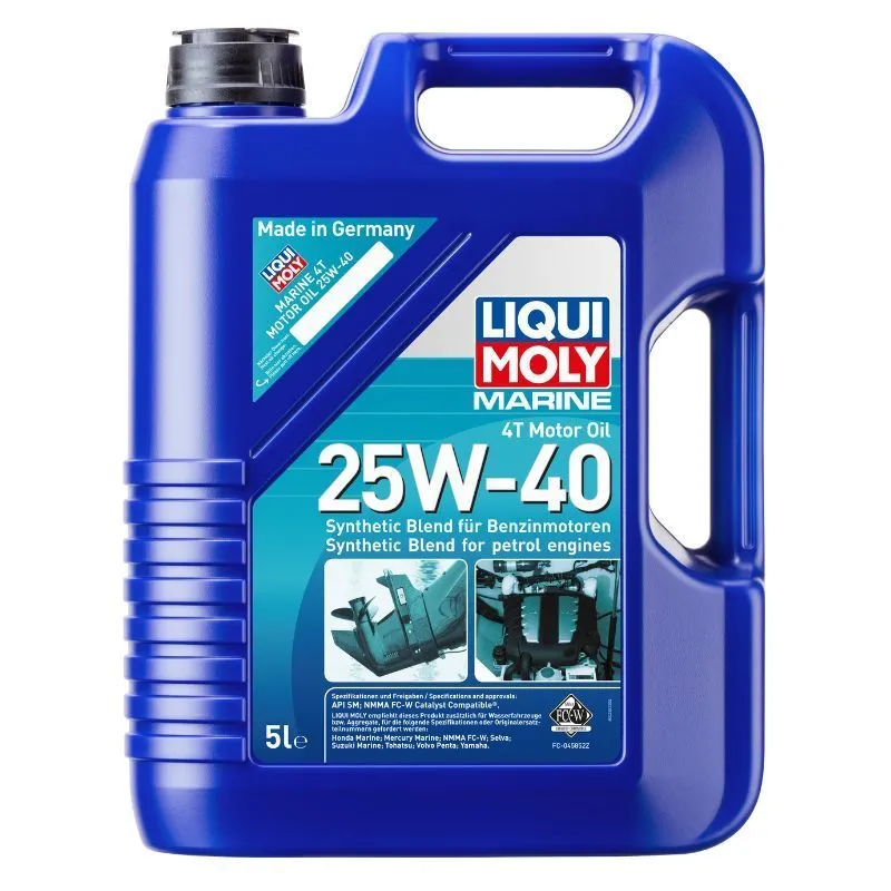 Motorolje marine 25W-40 Liqui Moly Marine 4T │ API SM - 5L