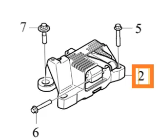 Motorpute venstre Volvo Genuine® XC40 2019- │ 1.5T B3154T